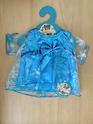 £5 • Buy Teddy Bear Frozen Princess Dress Outfit Teddytastic Build-A-Bear BAB BNWT