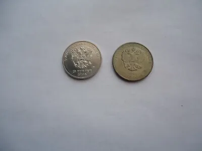 Russian Commemorative Coins 25 Rubles 20122014 Sochi 2 Pcs • $4.12