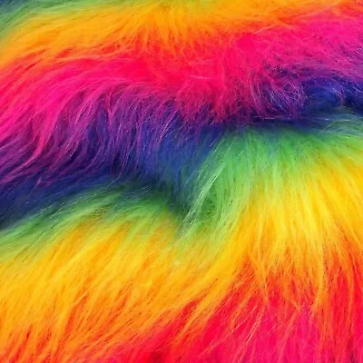 Long Haired Faux Fur Fabric - Multiple Lengths & Colours - AC 356 / YF54 • £212.50