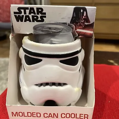 Star Wars StormTrooper Formed Foam Helmet Drink Can Cooler Huggie Koozie NEW • $8