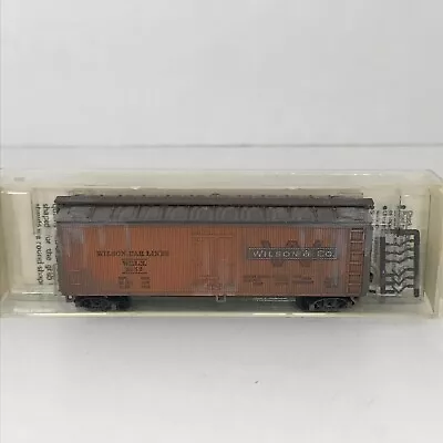 N Scale Kadee Micro-Trains 40’ Ft. Dbl Wood-Sheathed Reefer 47050 Wilson & Co • $12