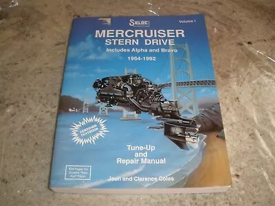 Seloc Mercruiser Stern Drive 1964-1992 Repair Manual Pb Volume 1 1991 • $14.99