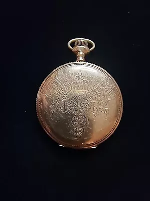 Vintage Elgin 12 Size 17 Jewels Gold-filled Hunting Pocket Watch • $11.50