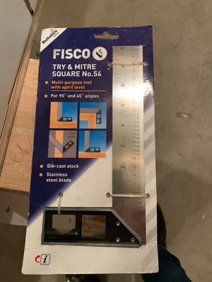 2581/ Hultafors Fisco Try & Mitre Square No X54ME • £25