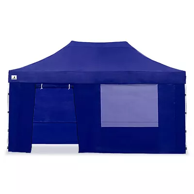 $375 • Buy Gazebo Tent Marquee 3x4.5m PopUp Outdoor Blue Wallaroo