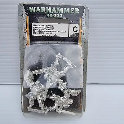 Warhammer 40k 40000 Space Marine Scouts Blister (Metal) (48-58 2002) BNIB OOP • $39.99