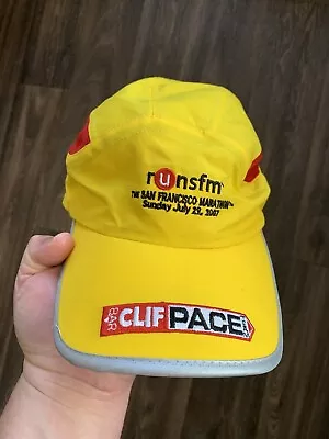 2007 San Francisco Marathon Pace Setter Clif Bar Adjustable Running Hat Cap • $12.99