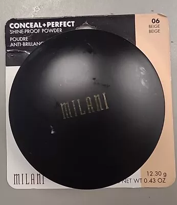 Milani CONCEAL+PERFECT Shine-Proof Powder 06 BEIGE NEW SEALED Mirror • $12.99