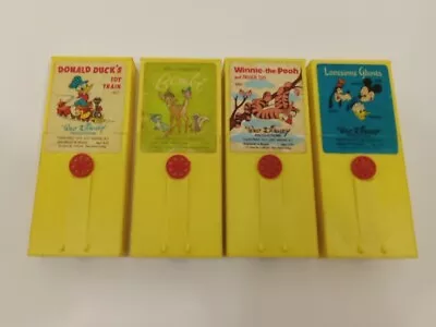 Vintage Fisher Price Movie Viewer Cartridge Lot Of 5 Disney Titles 1978 • $39.99