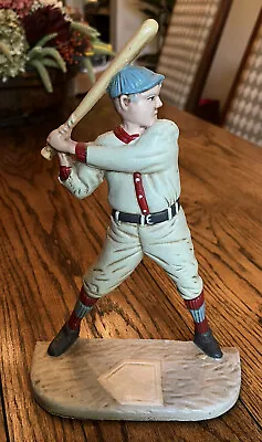 10” Vintage Metal Cast Iron Baseball Player Doorstop Midwest Imports • $28