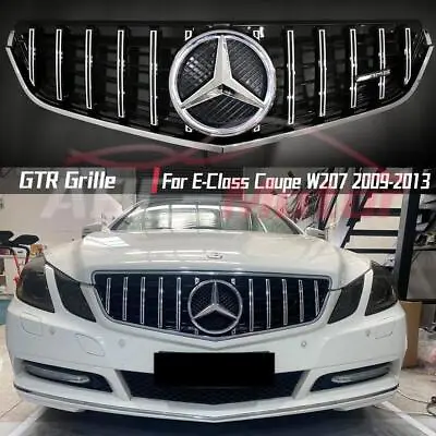 Chrome LED GTR Style Grille For Mercedes Benz E-Class W207 09-13 E350 E550 E250 • $199