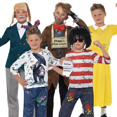 Official David Walliams Book Day Costumes Boys Fancy Dress Character Outfit Kids • £12.99