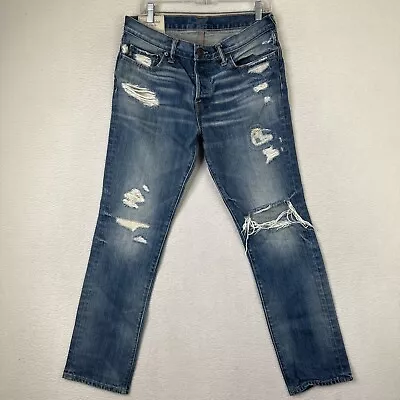 Abercrombie And Fitch The Skinny Jeans Distressed Men’s 32 X 30 • $10