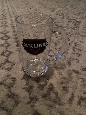 Jack Links’s Links Beef Jerky Clear Glass Mug 16 Oz With Handle • £9.62