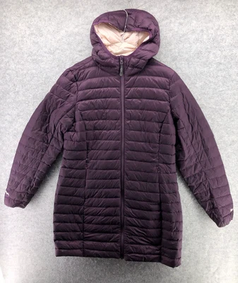 £9.99 • Buy Peter Storm Womens UK 12 Purple Puffer Down Jacket Hooded Full Zip Outdoors EU40
