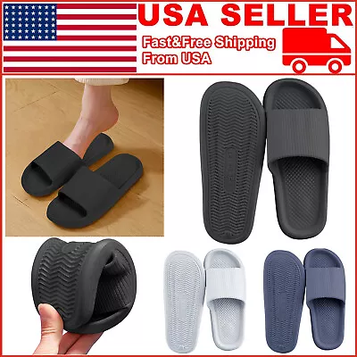 Men's Summer Sandals Beach Flip Flops Outdoor Slippers Non Slip Shower Sandals • $8.95