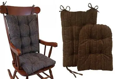 $43.57 • Buy The Gripper Non-Slip Polar Jumbo Rocking Chair Cushions, Chocolate 