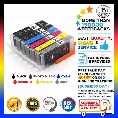 6 NON-OEM 670 PGI670XL CLI671XL CLI671 Ink To Canon Pixma MG5760 MG5765 MG6860 • $13.79