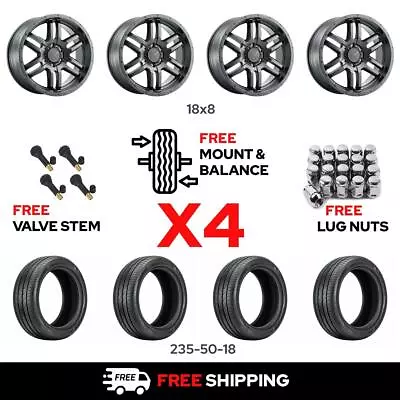 18  DX4 Dyno W/ 235/50R18  Wheel & Tire For 2014-2017 Ford Mustang • $1338.34