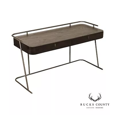 Safavieh Couture Ferrell Modern Industrial Wood And Steel Writing Desk • $895