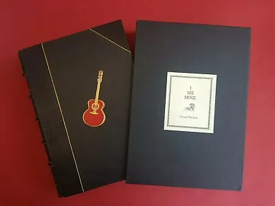 SIGNED George Harrison I Me Mine Genesis Publications First Edition Book 1980 • $8394.75