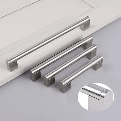 Probrico Boss Bar Kitchen Brushed Nickel Cabinet Handles Pulls Stainless Steel • $188.99