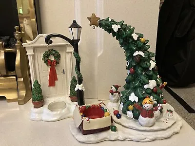 Yankee Candle Christmas Hanging Wax Warmer Burner Tree & Door *please Read* • £49.99