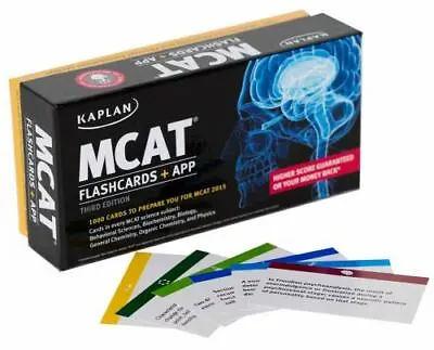 $5.48 • Buy Kaplan MCAT Flashcards + App [Kaplan Test Prep]
