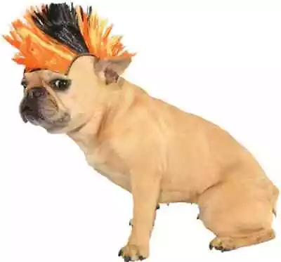 Mohawk Wig Punk Rock Star Cute Halloween Pet Dog Cat Costume Accessory 4 COLORS • $10.47