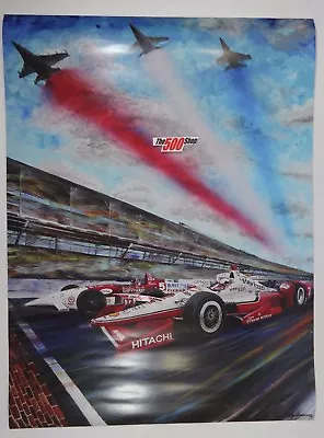 2016 Indianapolis 500 Kelly Bremer Poster Luyendyk Treadway Juan Pablo Montoya • $19.99