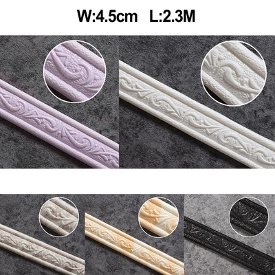 Soft And Elastic Wall Edging Strip Ideal For Rental Homes Or Temporary Decor • £5.42