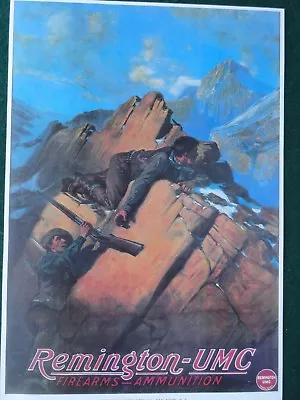 Remington Advertising Poster Firearms & Ammunition UMC-Co. Philip Goodwin • $7.50