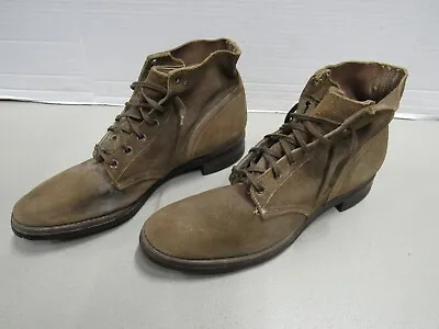WW2 US WAC Womens Low Quarter Roughout Type Boots Shoes Made From 2 Buckle Boot  • $471.04