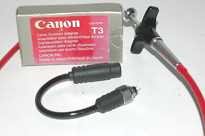 Canon Cable Release Adaptor T3 With 18 Cable Release • £18.99