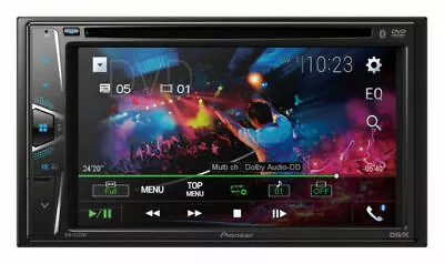 Pioneer AVH-G225BT 2 DIN 6.2  TOUCHSCREEN CAR STEREO RECRIVER USB DVD BLUETOOTH • $175