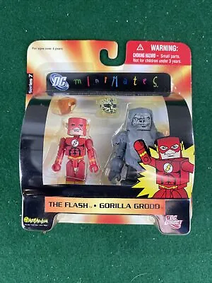 New DC Direct Minimates The Flash And Gorilla Grodd 2 Pack Art Asylum Series 7 • $50