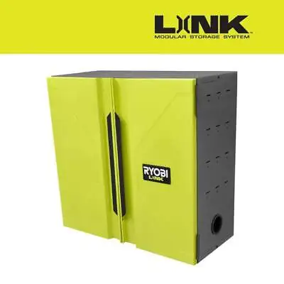 RYOBI LINK Wall Mounted Tool Storage Cabinet W/Adjustable Shelf Steel Green/Gray • $187.62