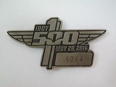 2016 Indianapolis 500 Silver Pit Badge #4064 Alexander Rossi Andretti Autosport • $129.99