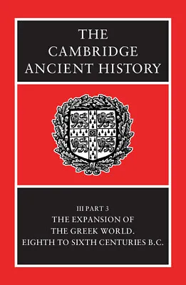 The Cambridge Ancient History Boardman Hammond Hardback 9780521234474 Part 3 2e • £172.99