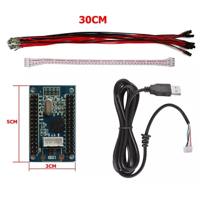 RAC-C300 5Pin Zero Delay USB Encoder For PC Arcade Joystick Button Board Cables • $10.99