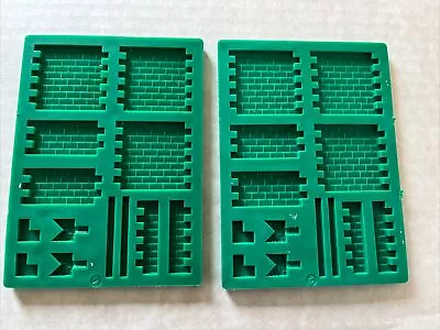 Linka Speed Up Your Casting Two A3 Brickwork Roof Tile Moulds Green Not Warhamme • £12