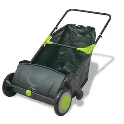 $162.99 • Buy Lawn Sweeper 103L Mower Steel Tractor Garden Grass Cleaner Leaf Tool VidaXL