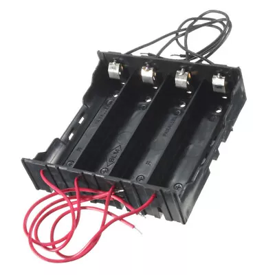 4 Sections 8 Wires 18650 Li Battery Holder In Parallel With Battery Box Hot • £6.16