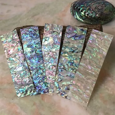 1x Natural Green/Blue Inlay Material Abalone Shell Blanks DIY Size 140x40mm Home • $12.72