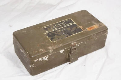 $29 • Buy Korea Era Army Signal Corp New Vacuum Tubes In Field Case For AN/GRC-4 Vehicles