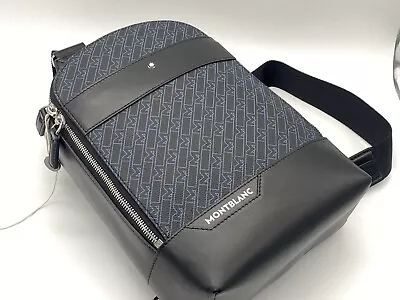 Montblanc M Gram Saffiano Leather Sling Bag Backpack New 100% Genuine Msrp $1090 • $575