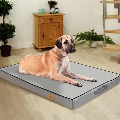 $45.98 • Buy Deluxe Large Pet Dog Bed Orthopedic XL Dog Mattress Bed Memory Foam Joint Relief