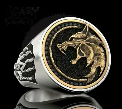 $11.95 • Buy New Wolf Skull Claw Viking Tribal Mens Ring 