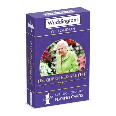 £4.99 • Buy HM Queen Elizabeth II Waddingtons Number 1 Playing Cards