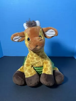 Melissa & Doug Baby Giraffe Plush Stuffed Animal Green Diaper Lovey Toy 13” • $3.24